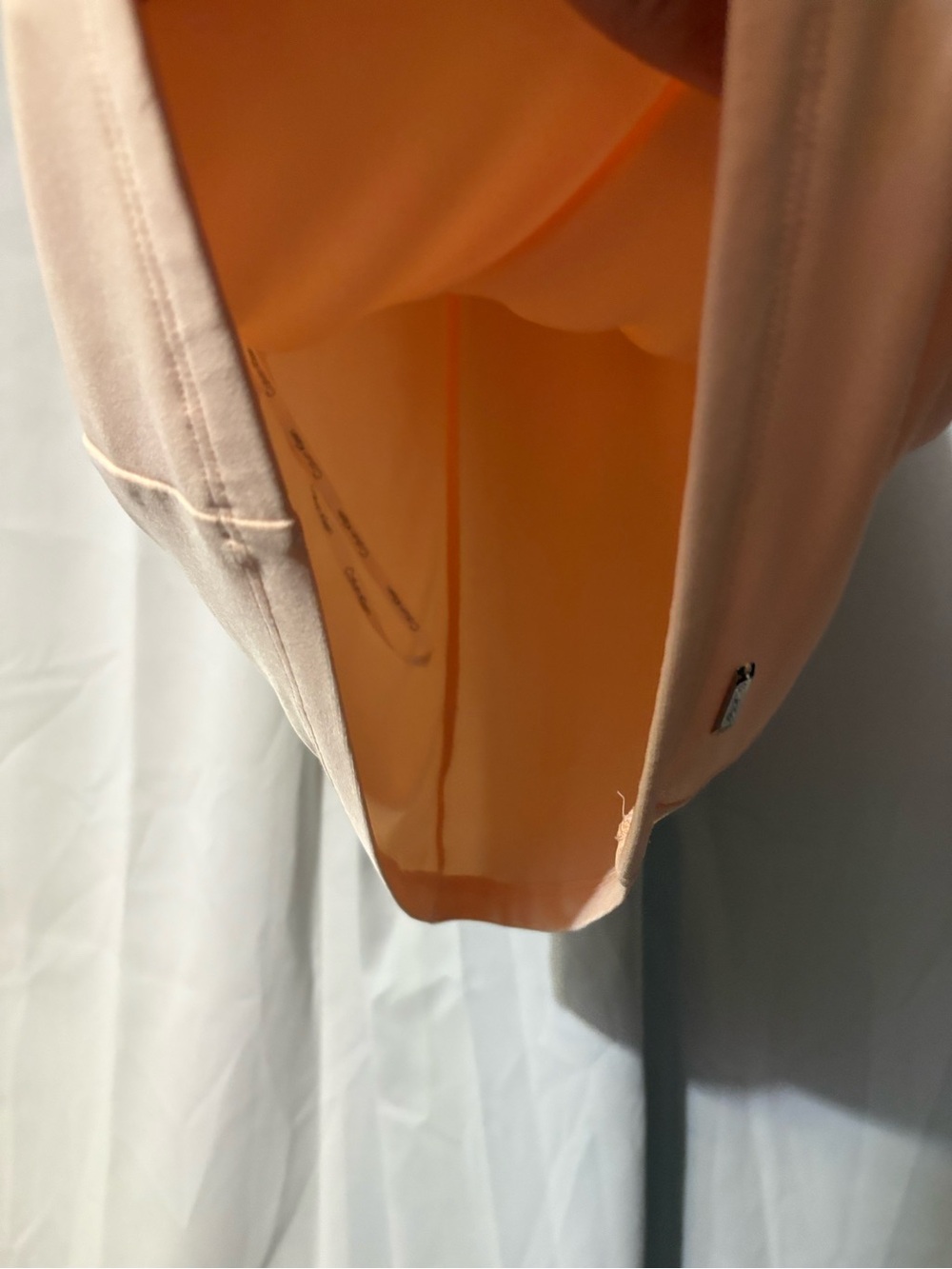 Calvin Klein Peach Pleated Sleeveless Camisole #2070 - Picture 4 of 7